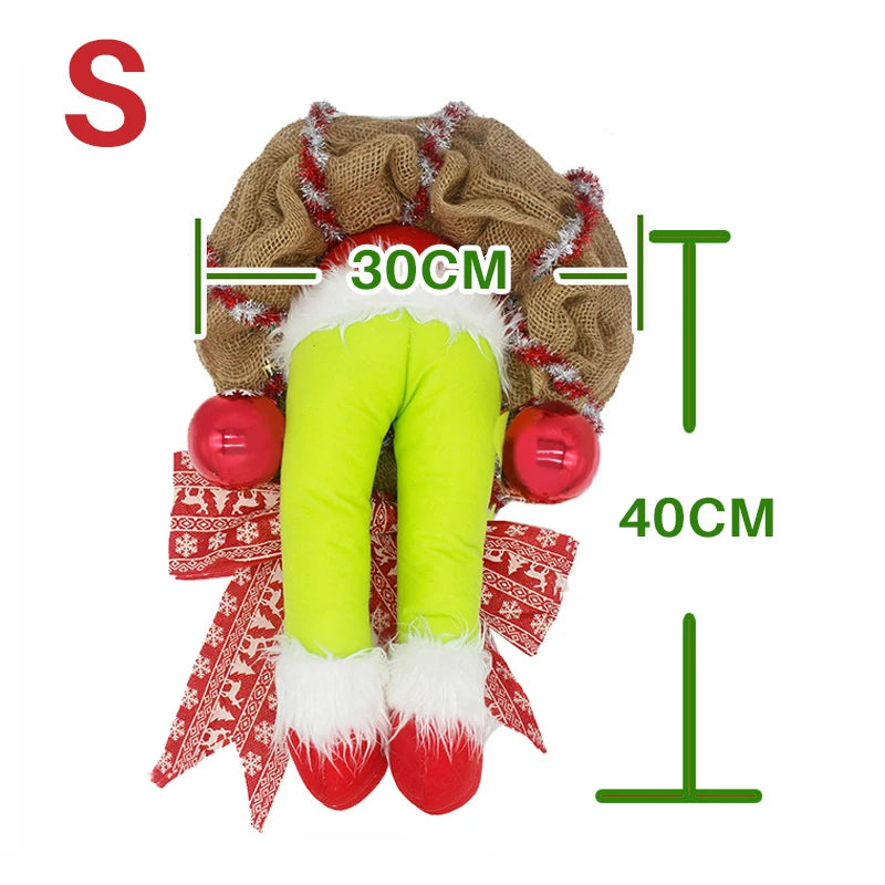 Christmas Grinch Thief Wreath