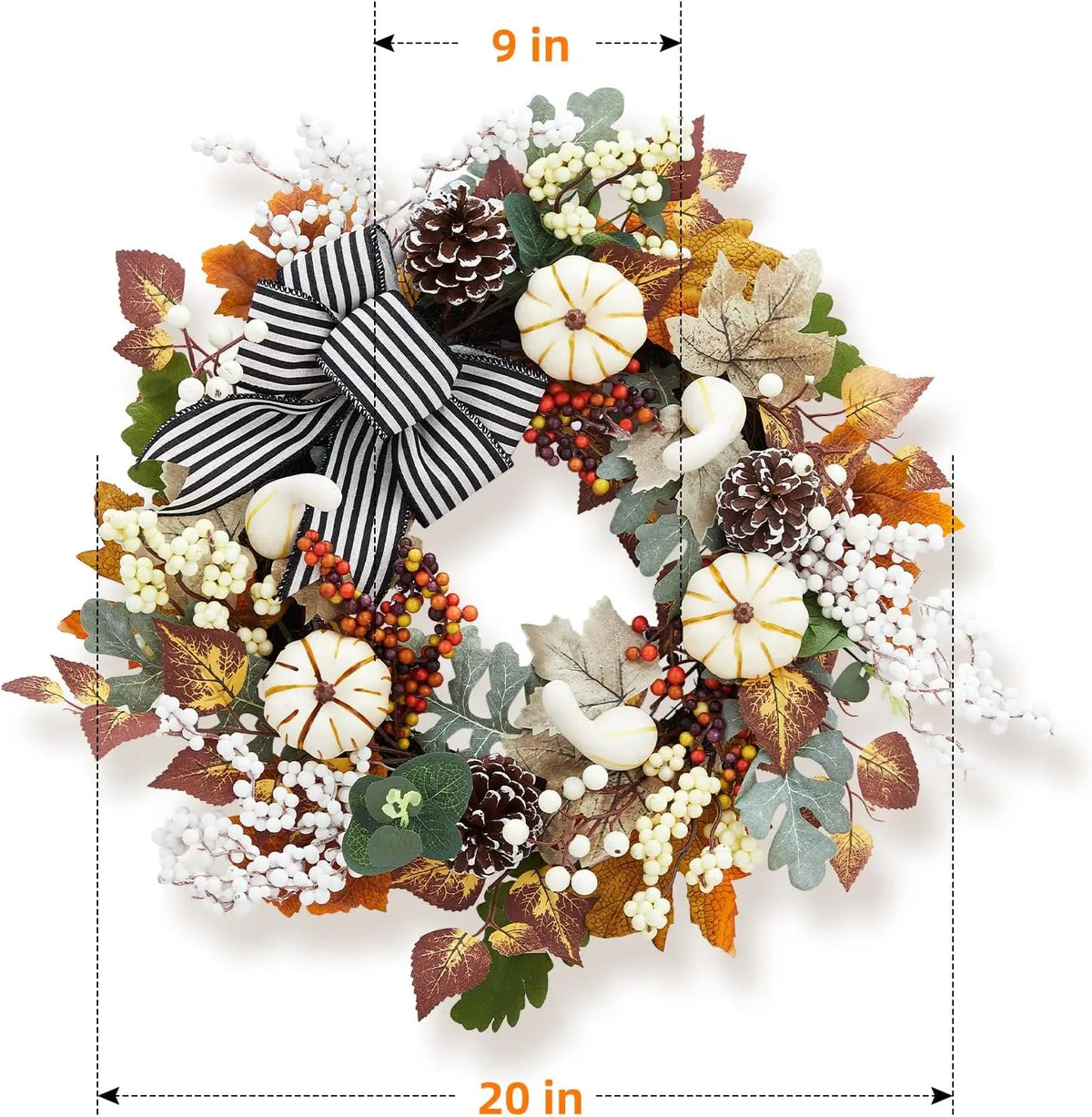 Christmas Garland Rattan Wreath