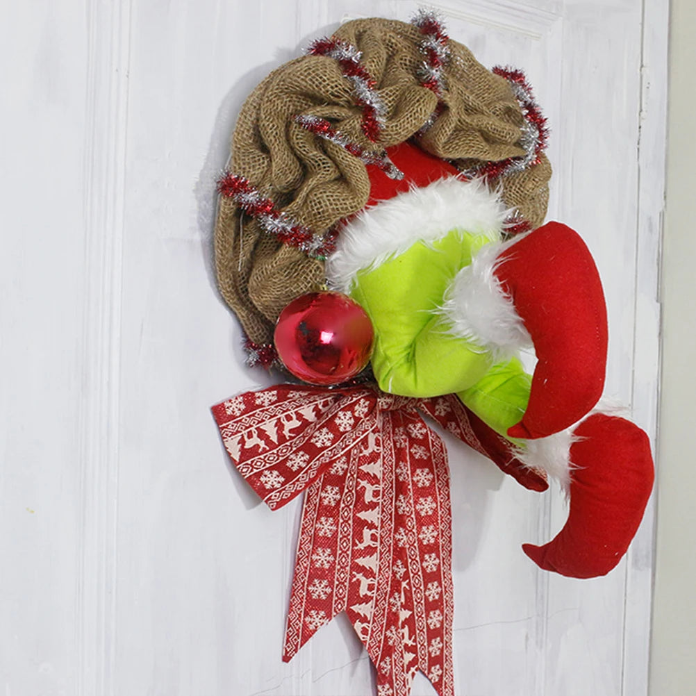 Christmas Grinch Thief Wreath