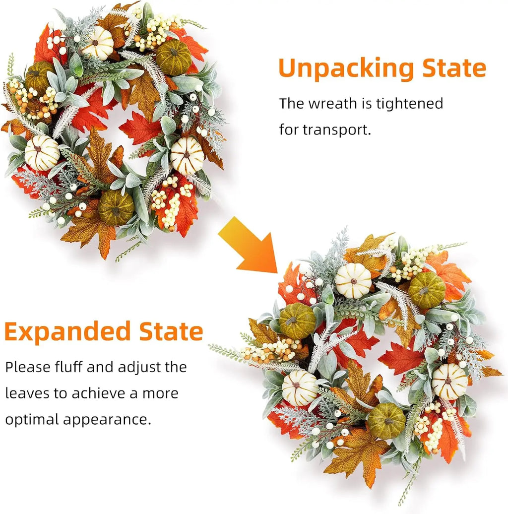 Fall Halloween Wreath