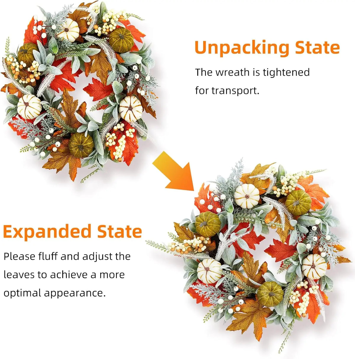 Fall Halloween Wreath